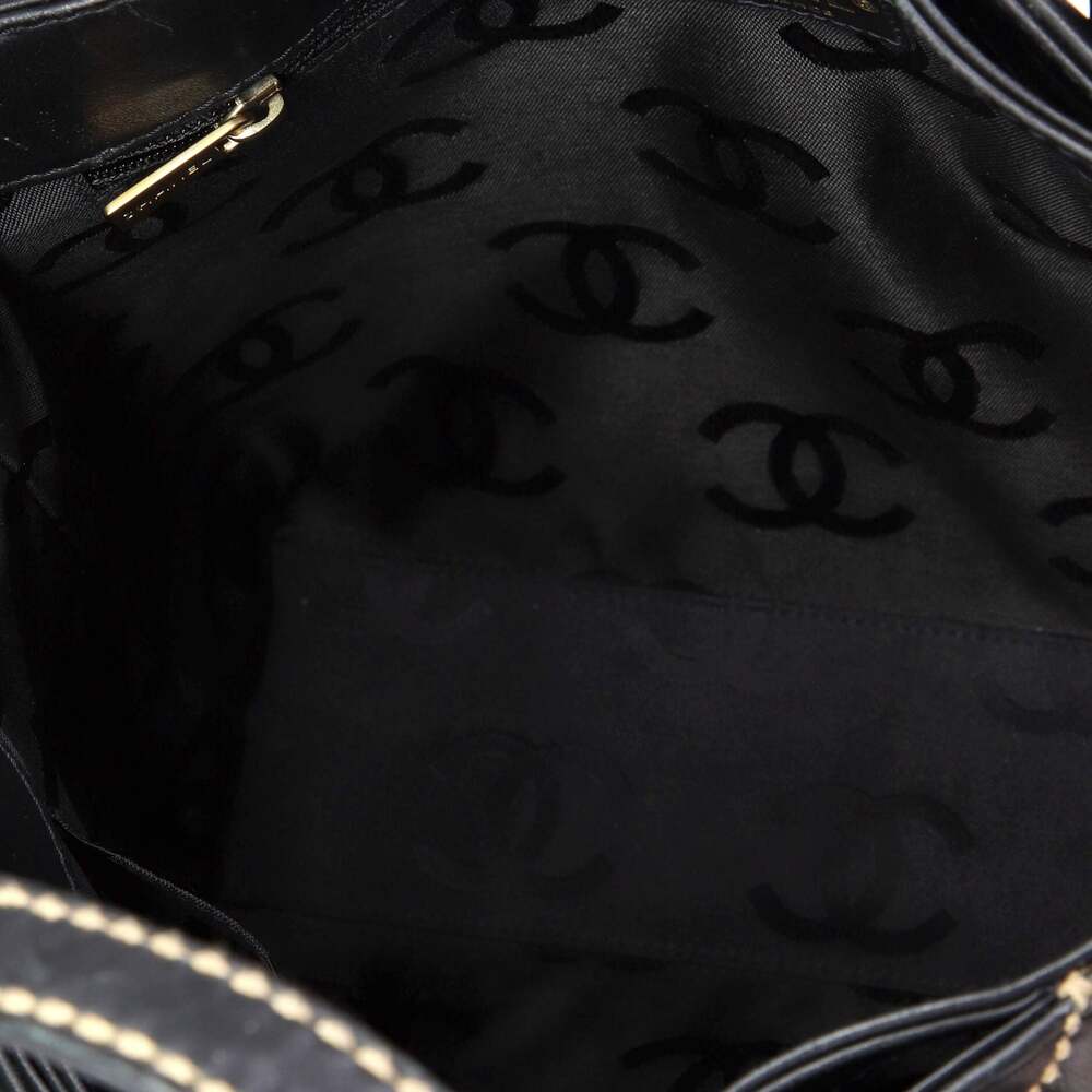 Chanel Surpique Tote Quilted Leather #247416C17B - Picture 5 of 7